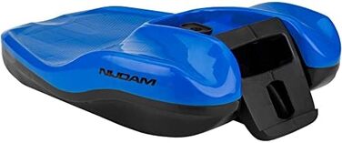 Санки пластикові Nijdam Fun Rodel з ручкою, сині, 54x38x15 см, до 80 кг