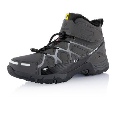 Черевики для ходьби жіночі та чоловічі, зимові, з утепленням, сірі та білі, 36 EU