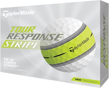 Гольф-м'яч TaylorMade Tour Response Stripe 2023, преміум