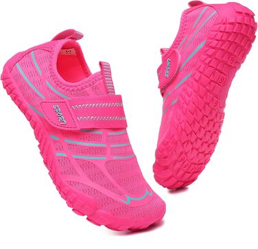 Дитячі аквашузи Hanani для хлопчиків та дівчаток. Легкі, швидковисихаючі, для плавання та відпочинку на пляжі. Розмір 34 EU, червоний колір