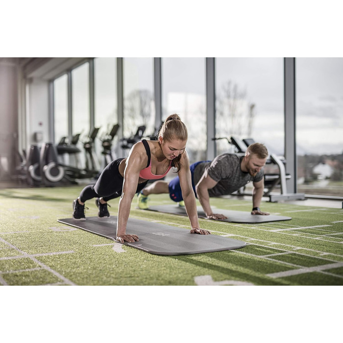Гімнастичний килимок Fitline, сірий, для фітнесу та йоги