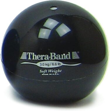М'яч-обважнювач TheraBand для силових тренувань, реабілітації, пілатесу, йоги, зміцнення м'язів, домашніх тренувань, діаметр 11,4 см