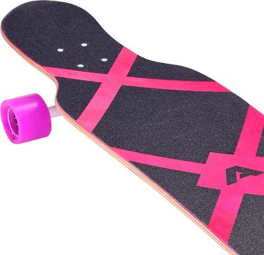 Лонгборд Apollo Dancer 46x9,5 дюймів, ABEC 9, стильний круїзер для денсингу, трюків і катання, повний комплект для професіоналів і новачків, Longboard Papua