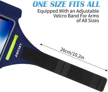 Спортивний браслет для телефону Guzack: універсальний, для бігу, до 6.9' (iPhone, Samsung, Huawei, Xiaomi)