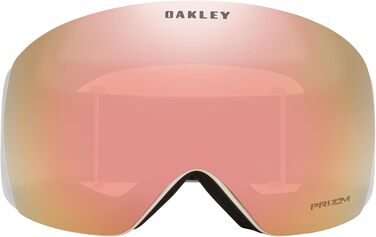 Лижна маска Oakley Flight Deck Prizm, матова біла, лінзи Prizm Sage Gold