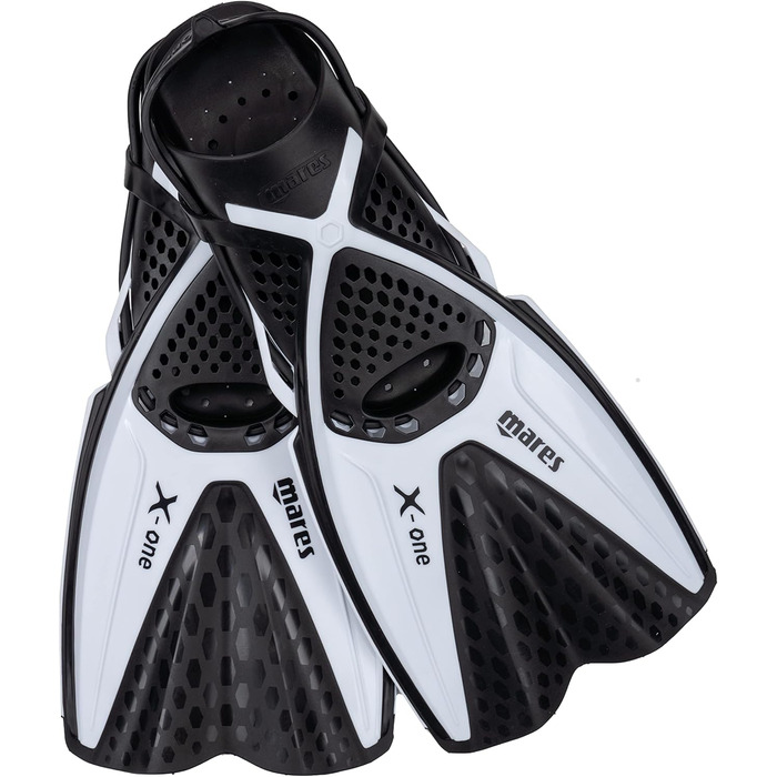 Ласти для плавання Mares Aquazone X-One, унісекс, білі, розмір L-XL, для дорослих, снорклінг