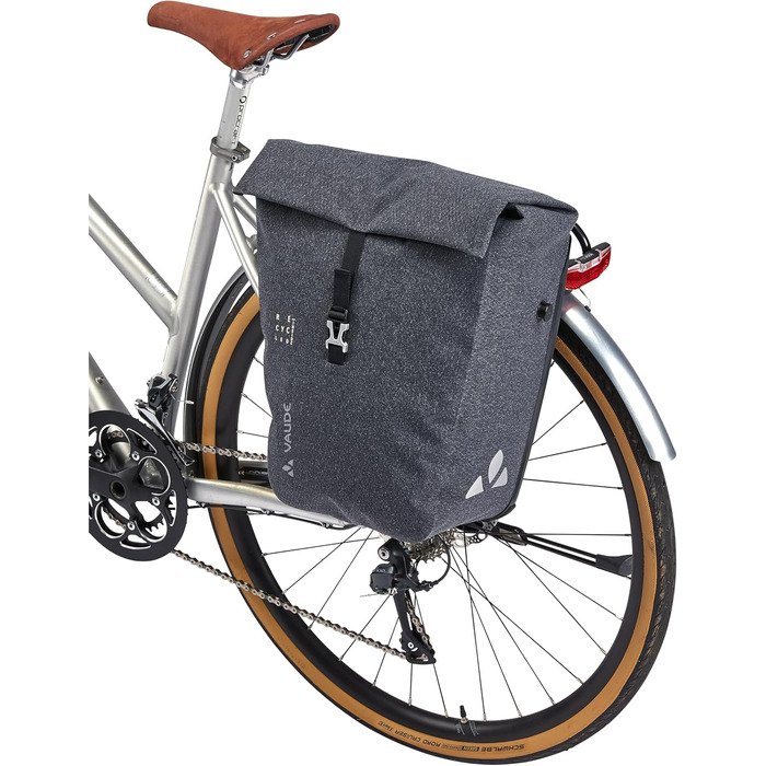 Велосумка VAUDE Recycle Pro Single, універсальна, чорна, екологічний матеріал