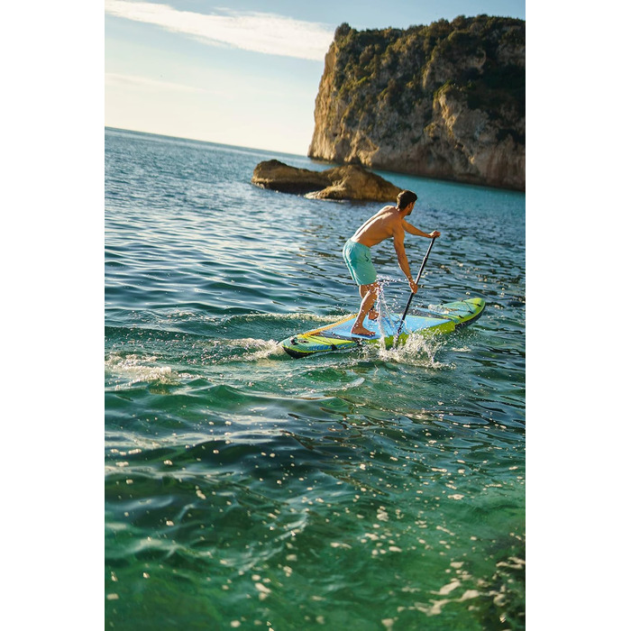 Надувна SUP-дошка Bestway Hydro-Force Touring Aqua Excursion 381×79×15 см, комплект для серфінгу