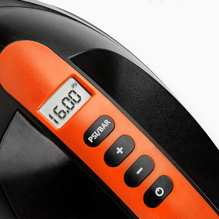 Електрична повітряна помпа для SUP, човни, надувні матраци та каяки, 20PSI, 12V DC, з автовимкненням