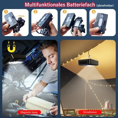 LED-ліхтар на голову з перезарядкою, супер яскравий, сенсорний, водонепроникний IP67, велика батарея для кемпінгу, риболовлі та активного відпочинку