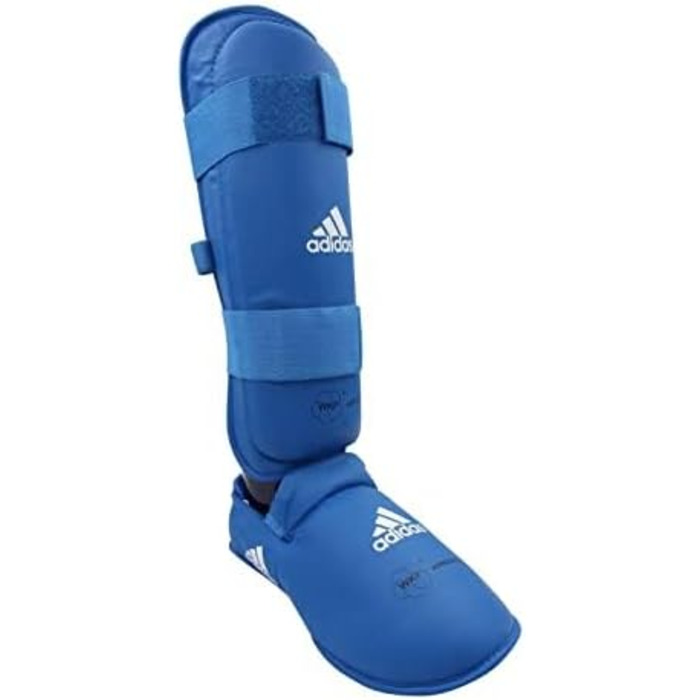 Захист гомілки та стопи Adidas WKF Karate знімний, L, синій