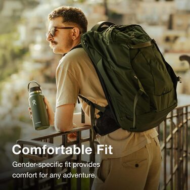 Чоловічий туристичний рюкзак Osprey Farpoint 40 л, для подорожей, сірий