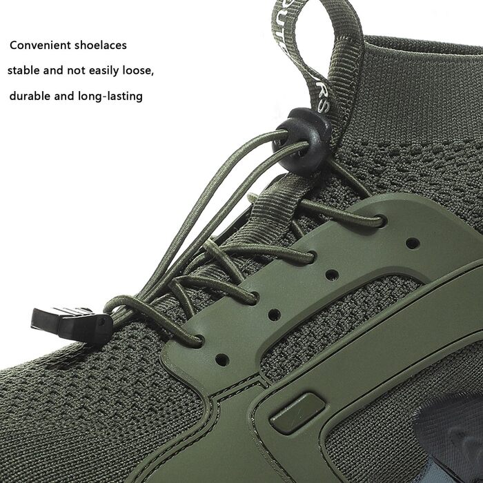 Туризм: Трекінгові черевики VTASQ для чоловіків та жінок - легкі, дихаючі, антиковзні, для хайкінгу та трейлраннінгу (40 EU, Зелений)