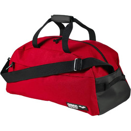 Сумка для спорту та плавання Arena Team Duffle 25 л, з відділенням для вологого одягу, знімний ремінь, велика дорожня сумка для тренувань, басейну та подорожей, червона