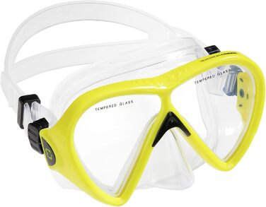 Набір для снорклінгу Cressi BONETE Deluxe (маска, трубка, ласти, сітка) - жовтий - розмір S/M - 36/42