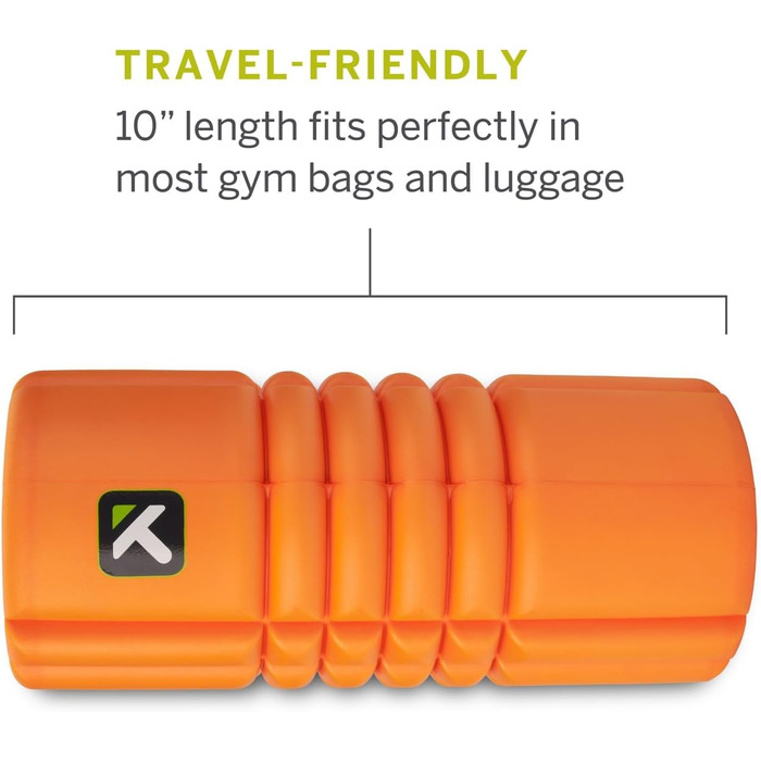 TRIGGERPOINT Grid Travel масажний ролер з піни, помаранчевий, компактний