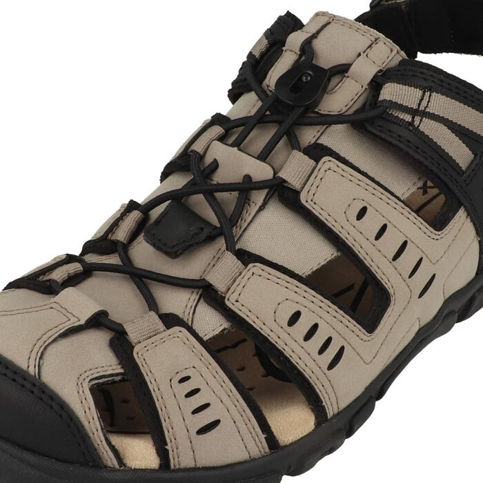 Чоловічі сандалі Geox Strada CSport (46 EU, Lt Taupe)