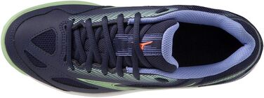 Дитячі кросівки Mizuno Stealth Star 2 Jr для залу, 38 EU, блакитний/техно-зелений, Lolite