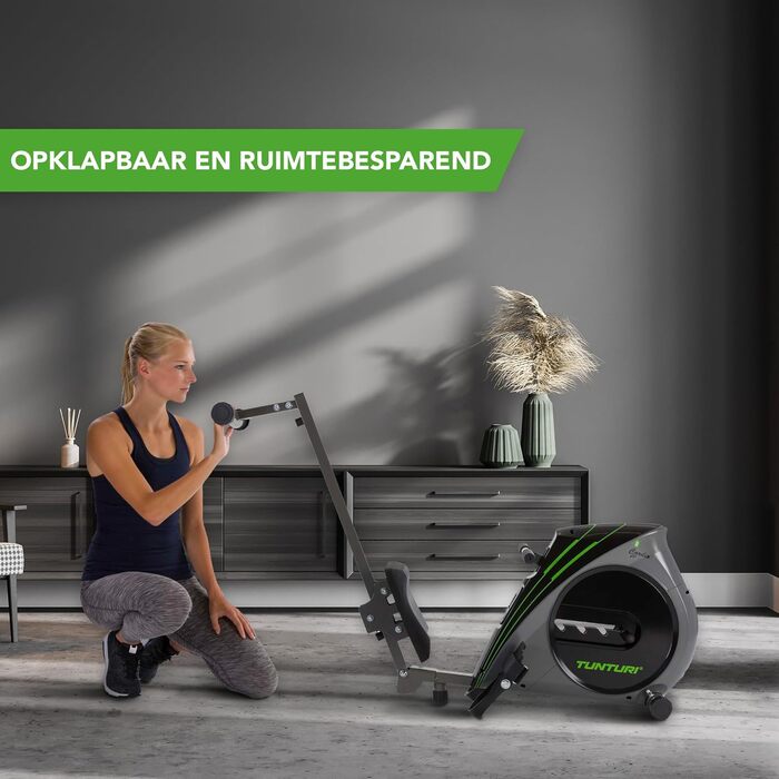 Гребний тренажер Tunturi Cardio Fit R20 для дому, складаний, компактний