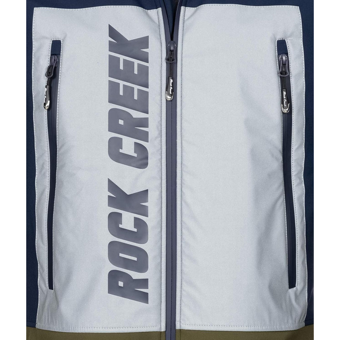 Чоловіча софтшеллова куртка Rock Creek H-238 L, небесно-блакитна