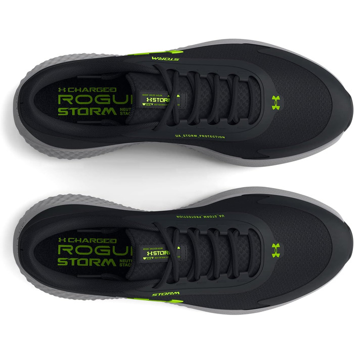Кросівки для бігу чоловічі Under Armour Charged Rogue 3 Storm, чорні, 44,5 EU