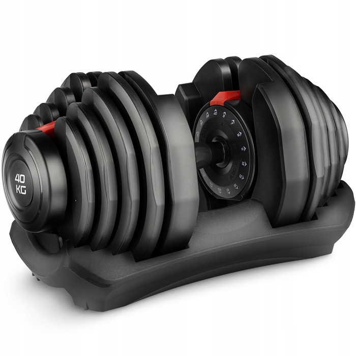 Регульовані чавунні гантелі 4FIZJO 1 x 40 кг