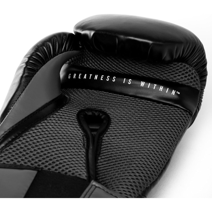 Боксерські рукавички Everlast Elite 2 для спарингу та тренувань, 8oz, чорно-сірі