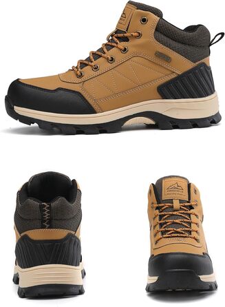 Черевики зимові чоловічі Arrigo Bello: зимові чоботи, трекінгові черевики, водонепроникні, теплі, з антиковзкою підошвою, розмір 41-46, колір: коричневий