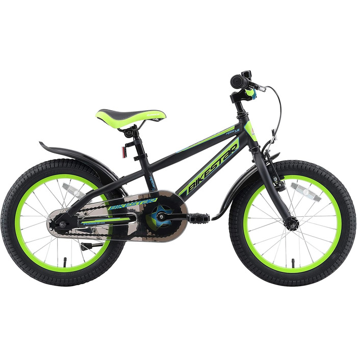 Дитячий велосипед BIKESTAR 16 дюймів для дівчаток і хлопчиків від 4-5 років, гірський велосипед, тестування без ризику