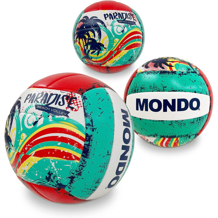 Mondo Toys Волейбольний м'яч Spielball - розмір 5, PVC, м'який дотик (BEACH VOLLEY PARADISE)