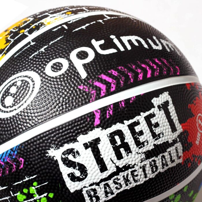 Баскетбольний м'яч Optimum Graffiti Street, розмір 7, для вулиці