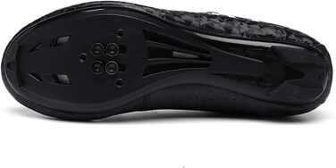 Велосипедні шкарпетки Radsport: чоловічі та жіночі шкарпетки для шосе та MTB велосипедів, антиковзаюча підошва, дихаючі, SPD, білі (41 EU, вузька колодка, чорний)