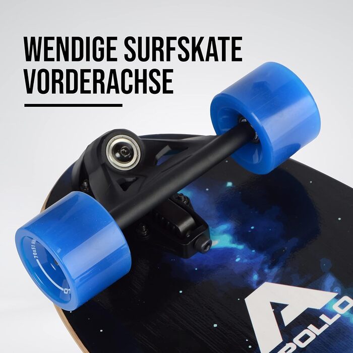 Скейтборд Apollo Barrel Board Galaxy — компактний круїзер для міста, для дітей і дорослих, ідеальний для початківців, легкий та маневрений
