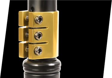 SOKE Stunt Scooter PRO: трюковий самокат для дорослих та дітей, ABEC 9 підшипники, чорно-золотий, вантажопідйомність 100 кг