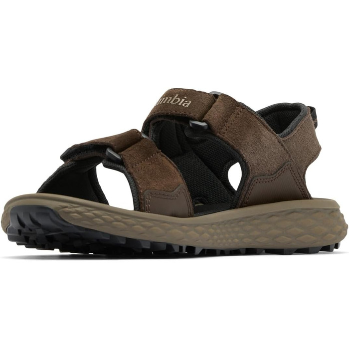 Columbia Konos Hiker 2-Strap: Чоловічі трекінгові сандалі, 44 EU, Cordovan Black