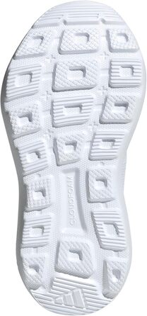 Кросівки для бігу adidas Fortarun Unisex (30.5 EU, темно-сірий, лимонний, світло-блакитний, сонячна батарея)