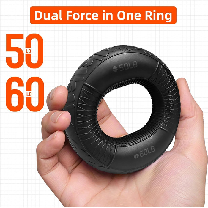 Електронний динамометр для вимірювання сили хвата, 180 кг, з регульованою ручкою та силіконовими кільцями