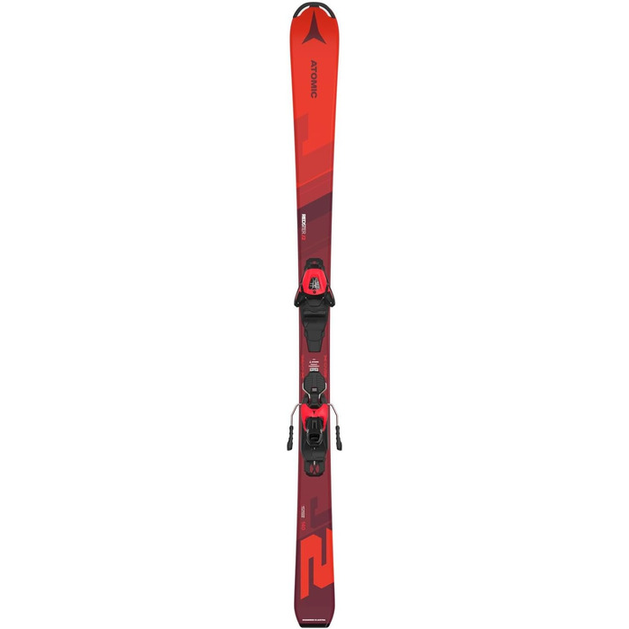 Лижі ATOMIC Redster J2 (130-150 см) + кріплення L 6 GW Skiset Red/Red для хлопчиків-гонщиків