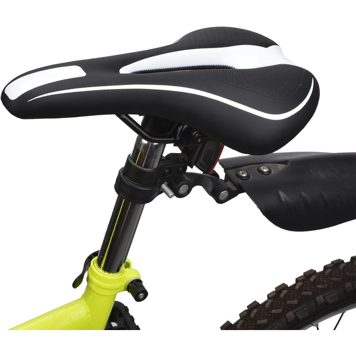 Сідло для гірського велосипеда Robuster (чорно-біле)