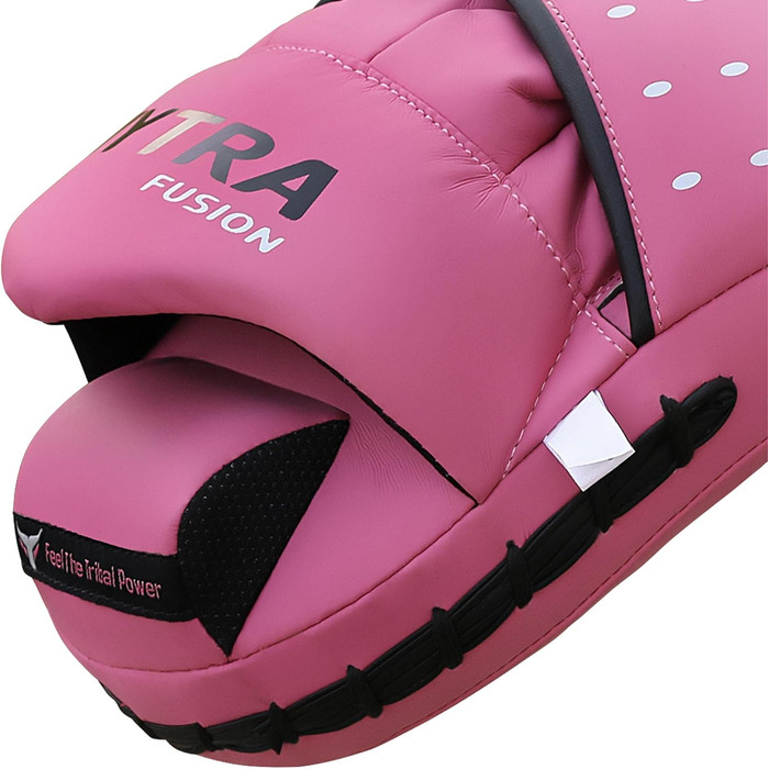 Mytra Fusion Box Pratzen - Рукавички для ударів Mytra Fusion Box, MMA, Муай Тай, бокс, бойові мистецтва, білі (рожеві)