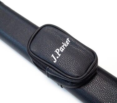 Чохол для більярдної cue J. Parker Billardköcher: для 2-х cue, чорний, 85 см, з аксесуарами та ремінком
