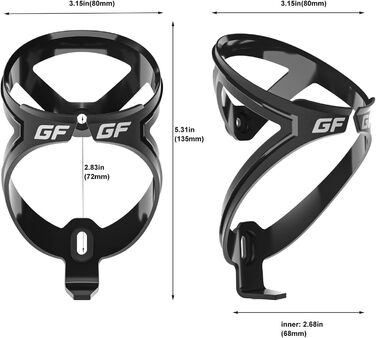 Тримач для напоїв на велосипед GEMFUL з пляшкою 750мл, BPA-free, для MTB, шосе, 4 шт. в упаковці