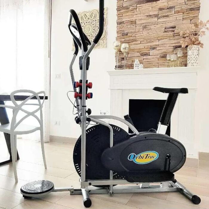 Еліптичний тренажер ORBITRAC від Schwungrad: статичний та динамічний, сірий колір