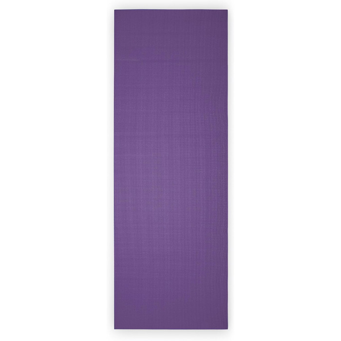 Килимок для йоги Sunny Health & Fitness з неслизькою поверхнею – міцний, стійкий до розривів, легкий, з м'якою підтримкою для йоги, пілатесу, розтяжки, медитації та тренувань на підлозі | Доступний у кількох кольорах (фіолетовий)