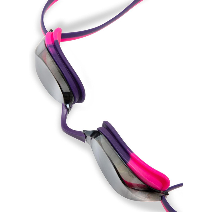 Дитяча плавальна окуляр Arena для басейну, унісекс, 6-12 років, для змагань, дзеркальні лінзи, срібло/рожевий/сливовий