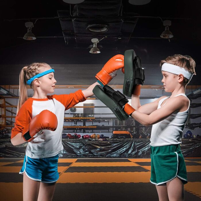 Рукавиці для боксу та кікбоксингу з PU шкіри, захисні рукавички для ударів, Kick-MMA, Muay Thai, Taekwondo