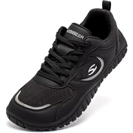 Взуття для бігу HOBIBEAR | Кросівки для трейлраннінгу з широкою передньою частиною | Чорні (43 EU)