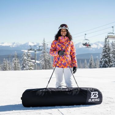 Чохол-сумка для сноуборда Bjerg Boardbag, рюкзак для транспортування сноуборда до 170 см, антрацит, Made in Europe