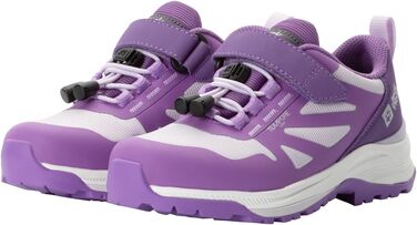 Черевики туристичні Jack Wolfskin Vili Hiker Texapore Low для дітей (34 EU, Sea Rose)