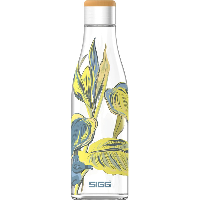 Скляна пляшка для води SIGG Metis Sumatra 0.6 л, без пластику, герметична, термостійка, BPA-free, співпраця з One Tree Planted
